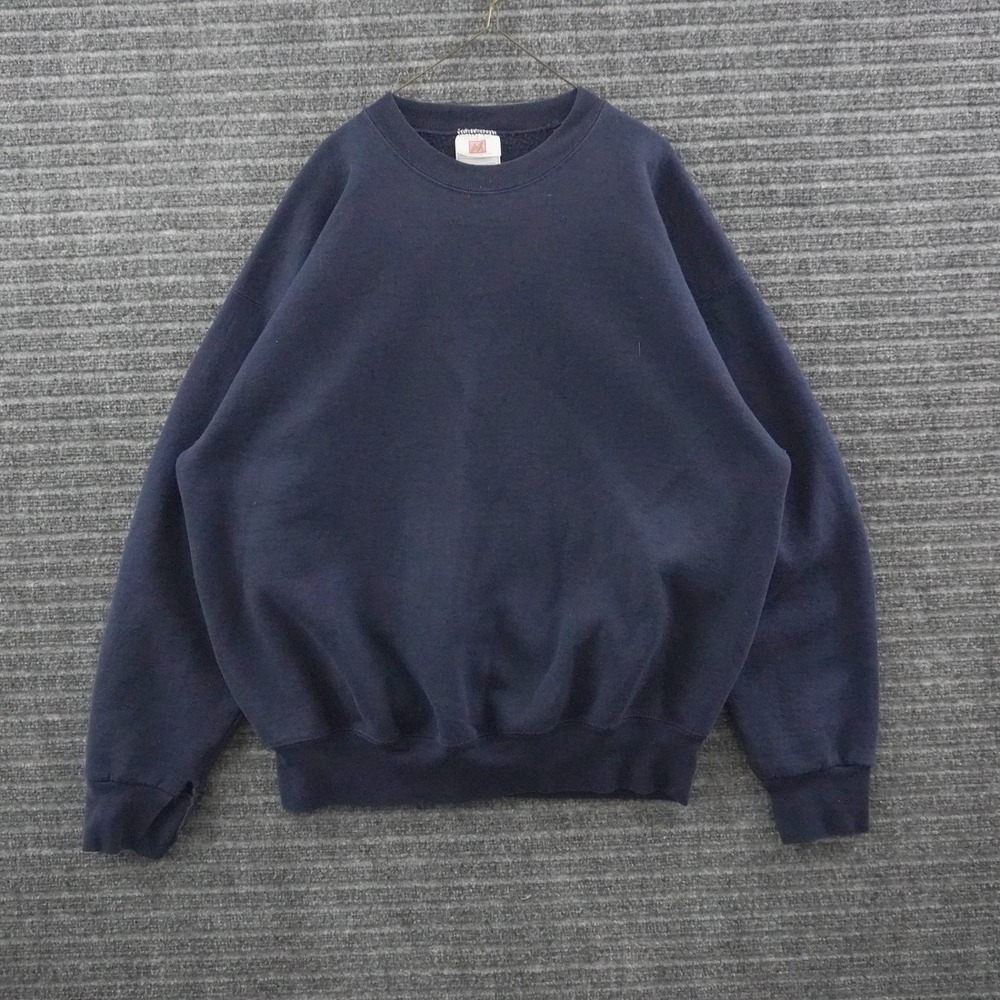 Vintage Members Mark Sweatshirt Mens XXL Navy Blue Premium Weight Fleece